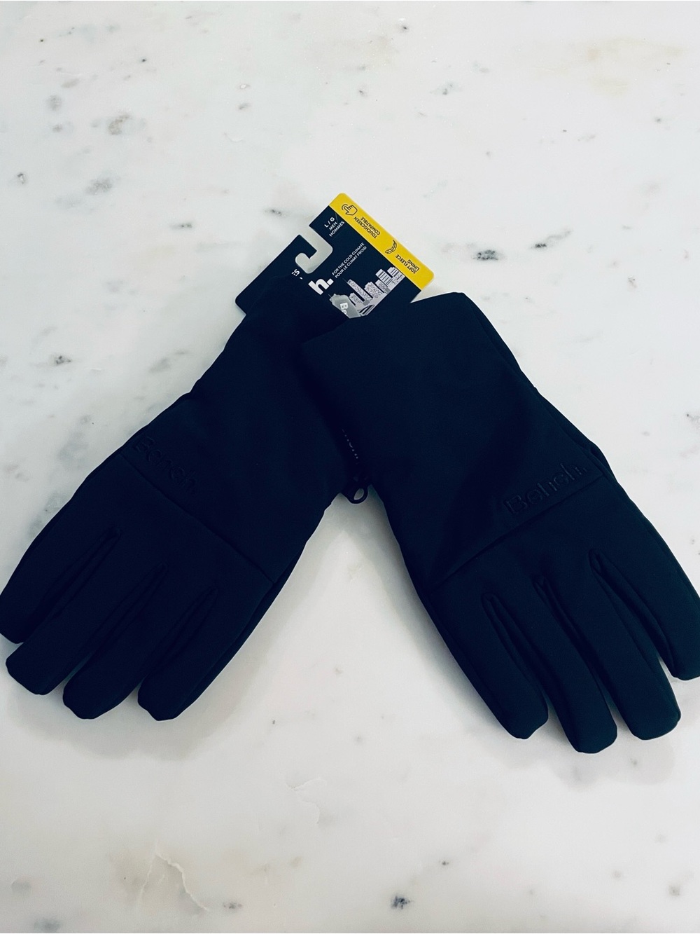 Bench Black Men's Touchscreen-Compatible Winter Gloves